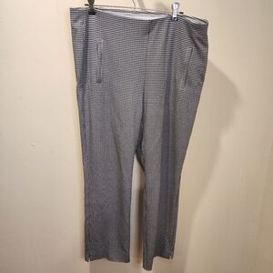 CHICO'S  Gingham casual slim pants size 2